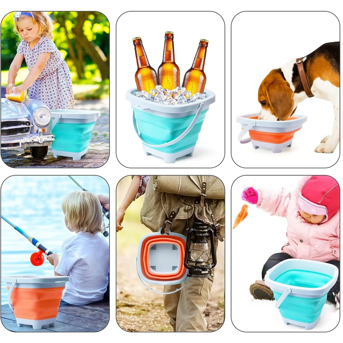 Kids Beach Sand Toys Set With Bucket Shovel Molds — Sandbox Kit For Outdoor Play