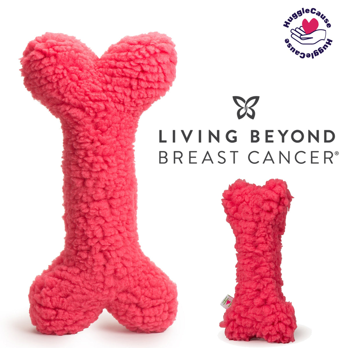 HuggleCause™, Living Beyond Breast Cancer, HuggleFleece® Pink Bones