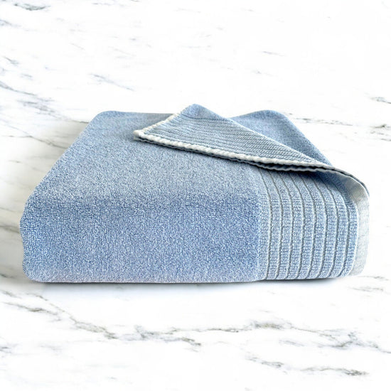 Quick-Drying Bamboo Spa Bath Towel - Viscose from Bamboo + Cotton - Ocean