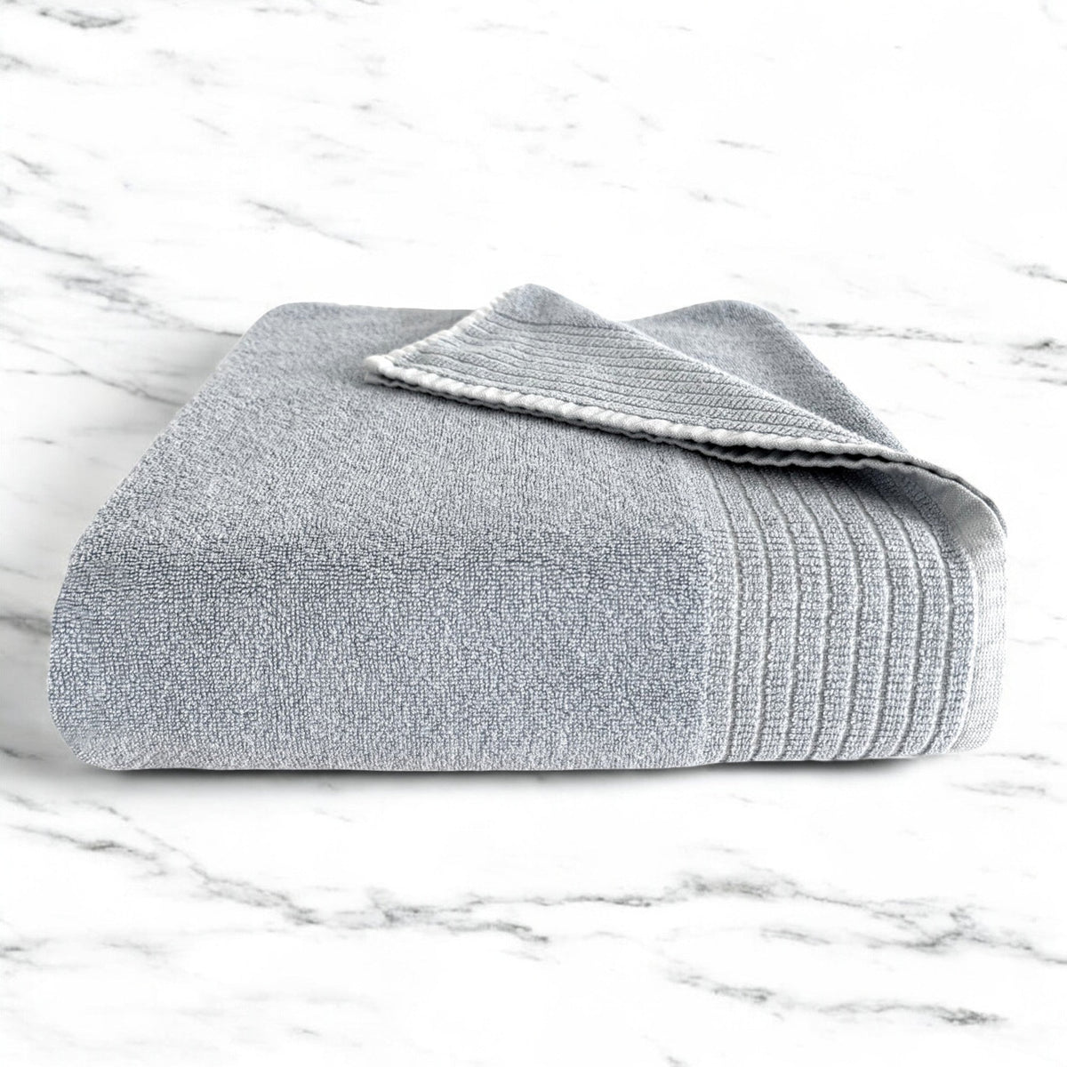 Quick-Drying Bamboo Spa Bath Towel - Viscose from Bamboo + Cotton – Stone