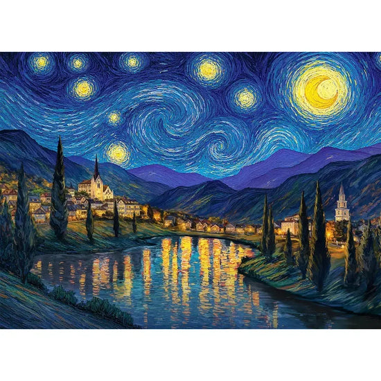 Starry Valley 1000 Piece Jigsaw Puzzle Final Piece
