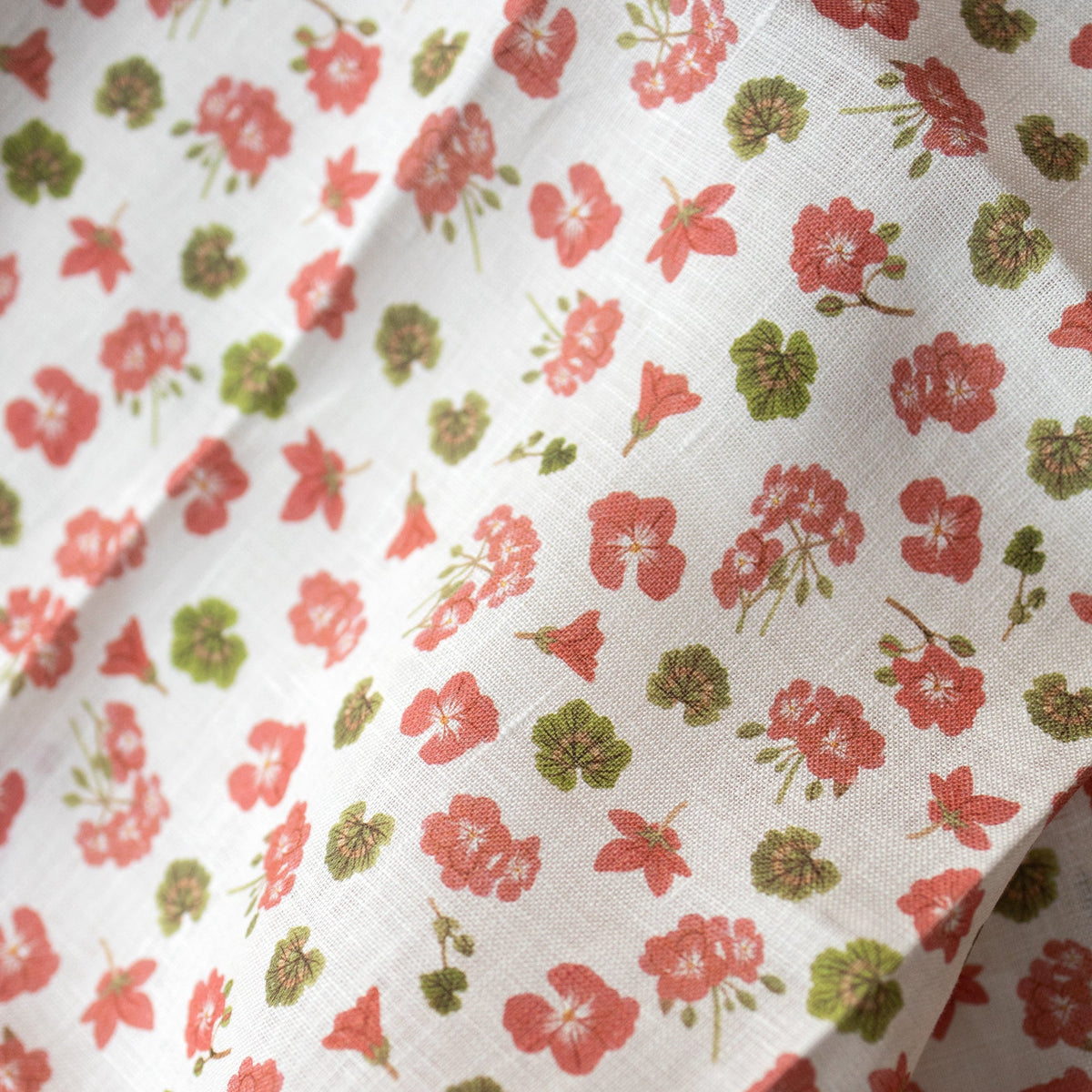 GERANIUM | 100% LINEN TEA TOWEL