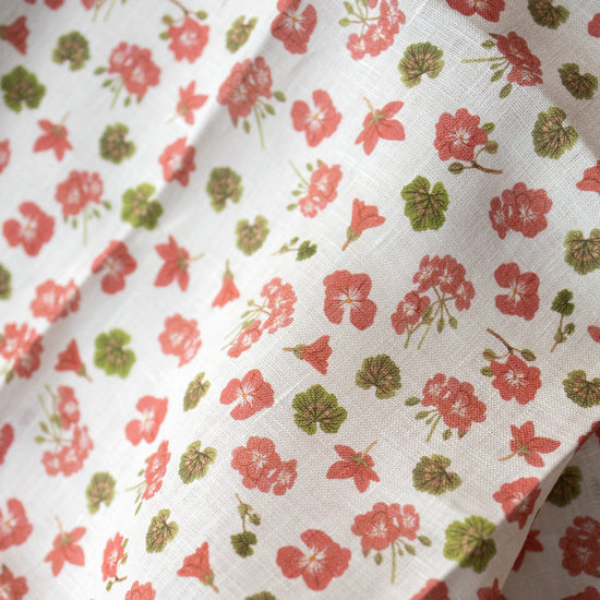 GERANIUM | 100% LINEN TEA TOWEL