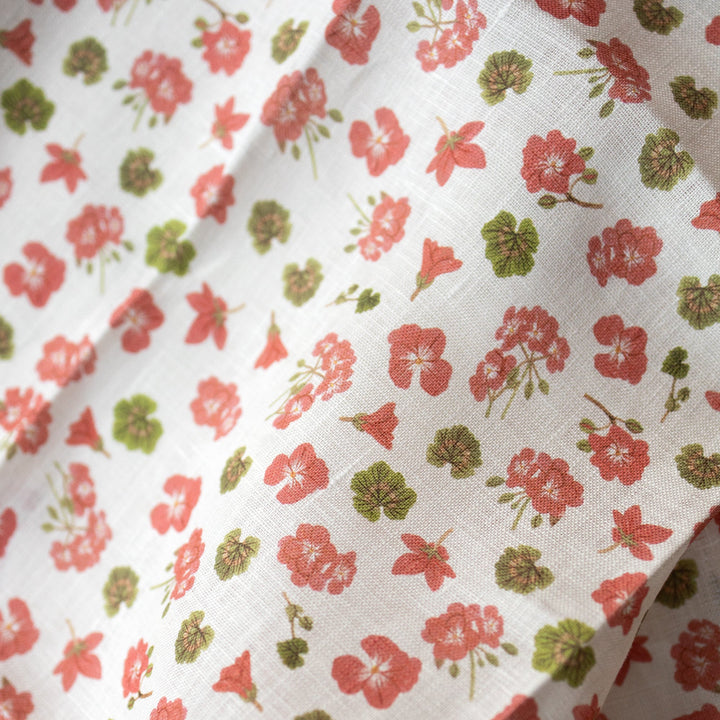 GERANIUM | 100% LINEN TEA TOWEL