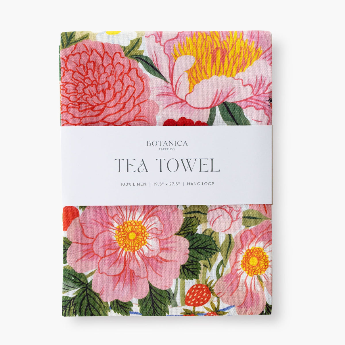 GARDEN VASE | 100% LINEN TEA TOWEL