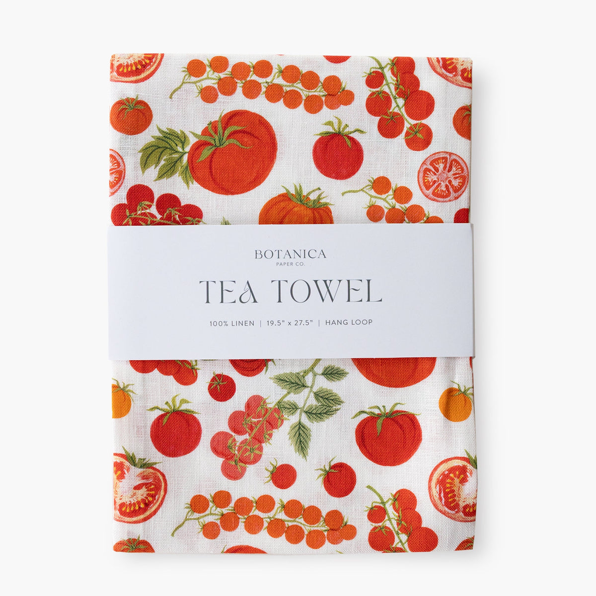 HEIRLOOM TOMATOES | 100% LINEN TEA TOWEL