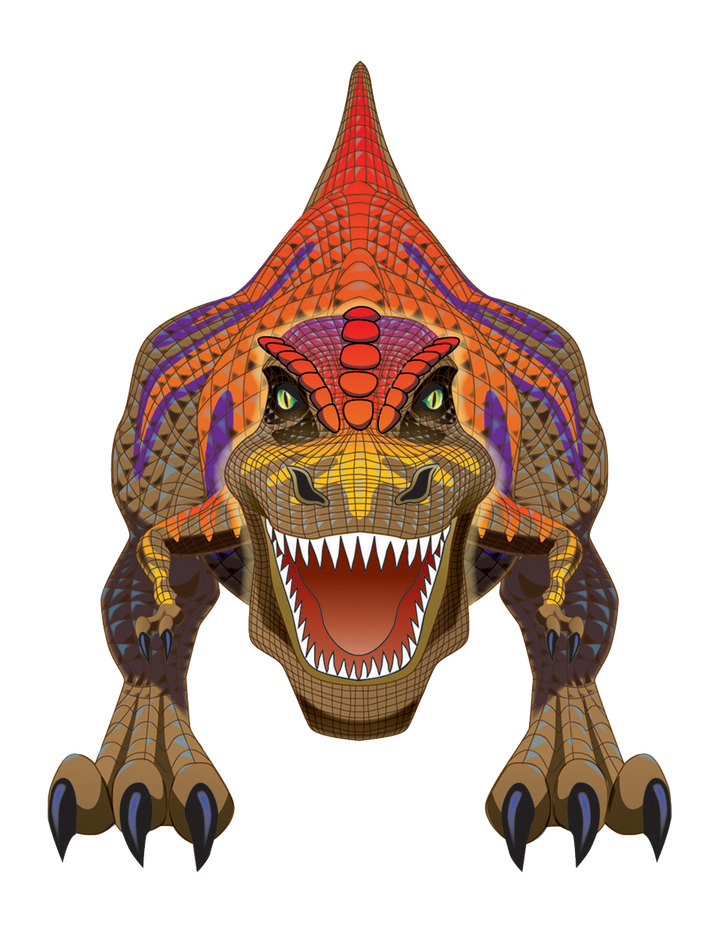DinoSaur 44 inch tall Nylon T-Rex  Kite