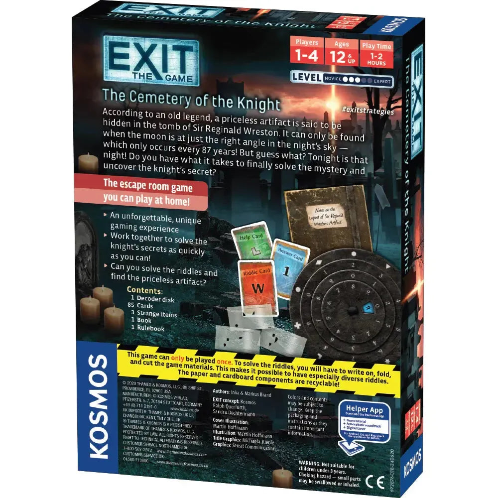 The Cemetery of the Knight - Exit the Escape Room Game - Kosmos