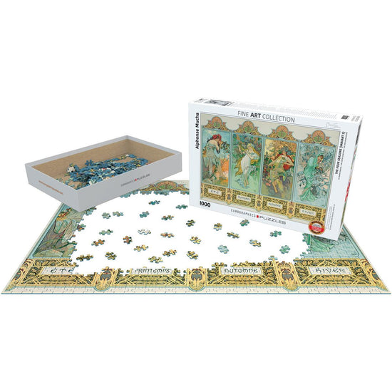 The Four Seasons by Mucha 1000 Piece Jigsaw Puzzle Eurographics