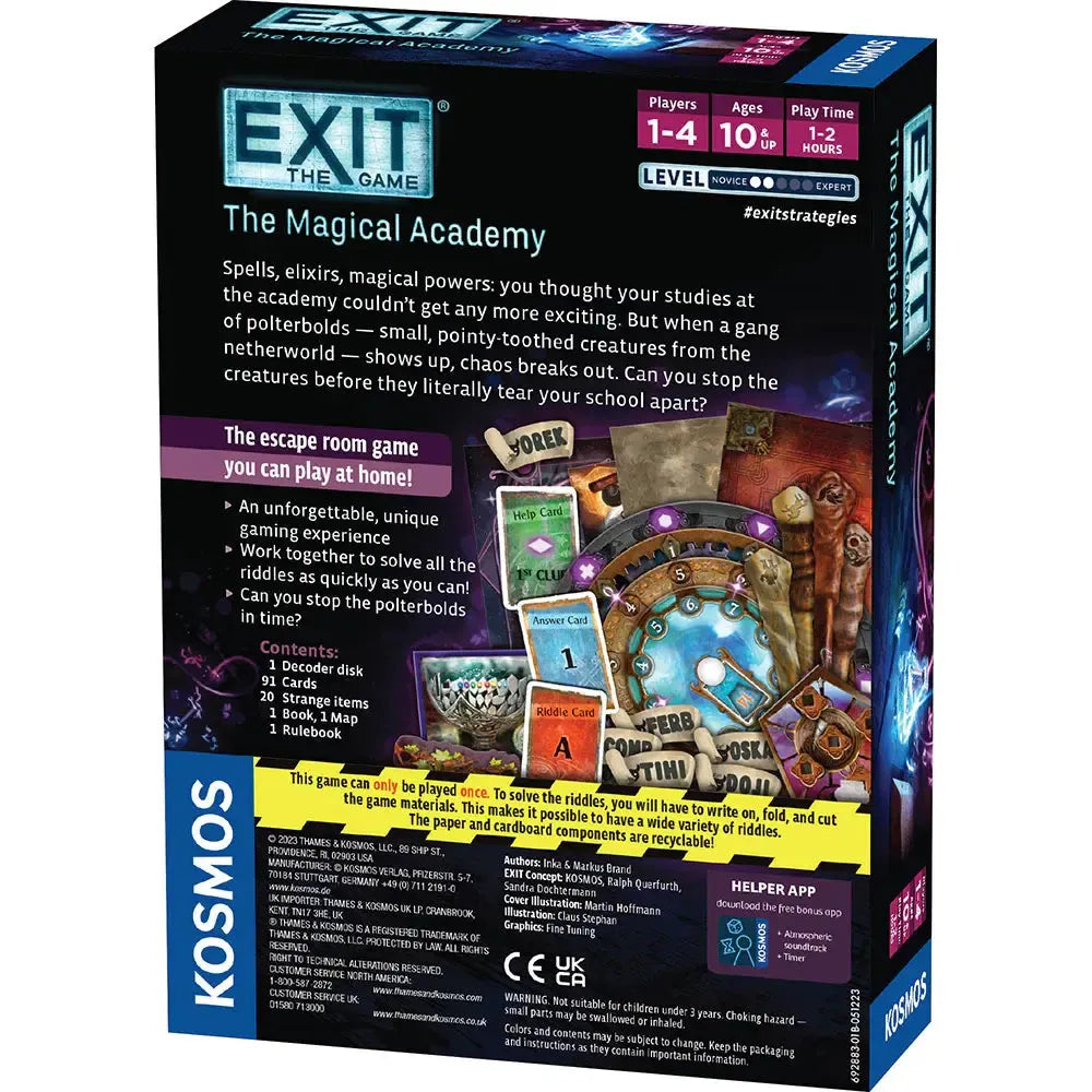 The Magical Academy - Exit the Escape Room Game - Kosmos