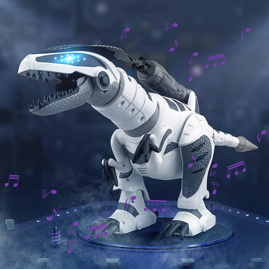 The DinoRover is Your Ultimate Interactive T-Rex Pal! - Remote Control Robot Dinosaur for Kids with Roaring Fun!