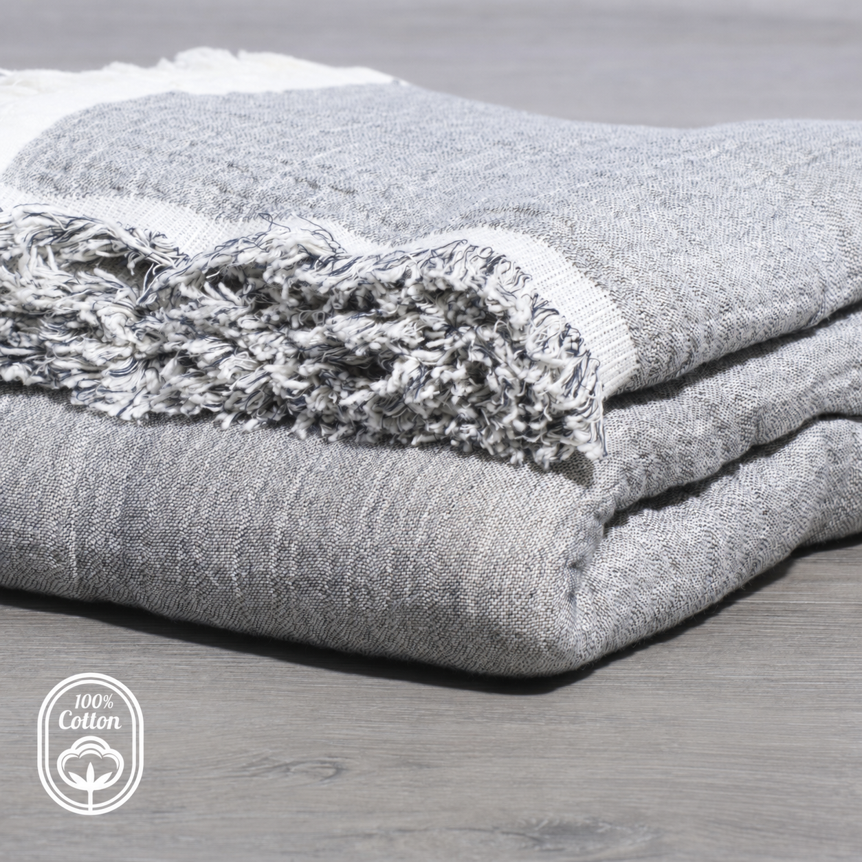 100% Cotton Reversible  Muslin Throw Blankets 60" x 80"