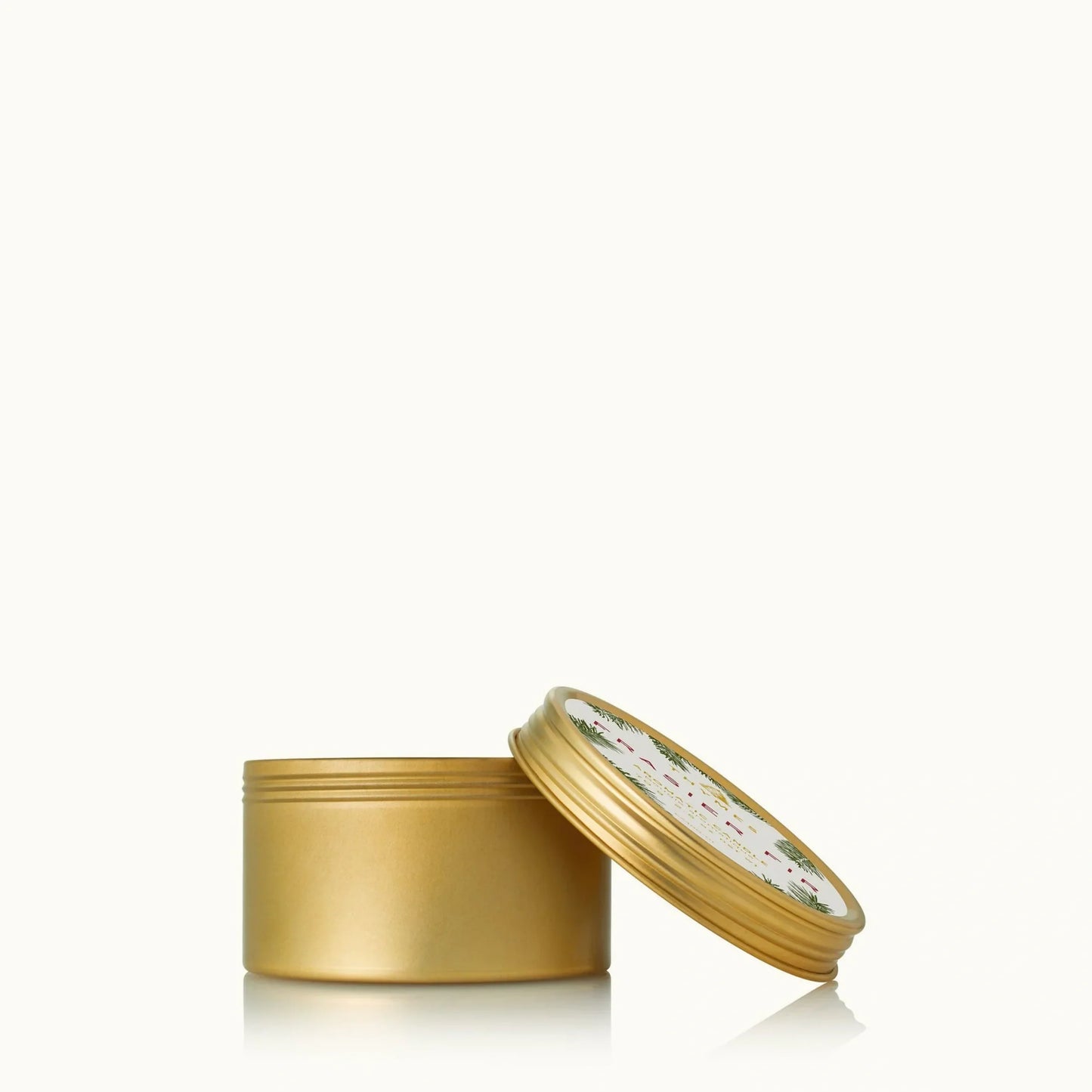 Thymes Frasier Fir Candle Tin with Gold Lid 6.5 OZ