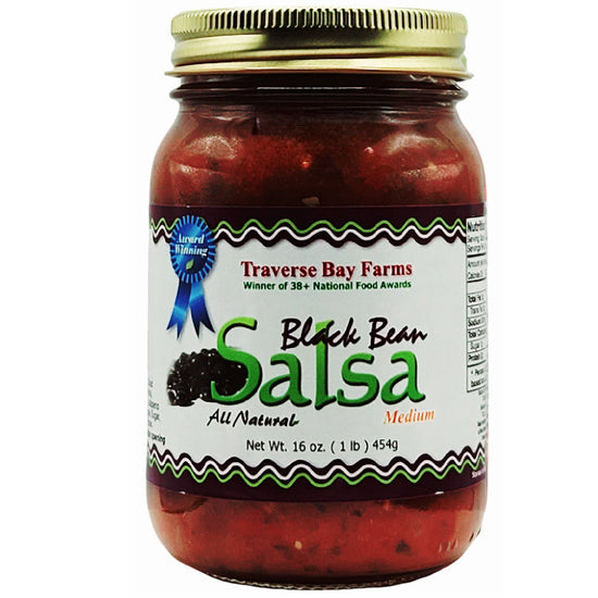 Black Bean Salsa - Medium, 16 oz - Mexican Salsa
