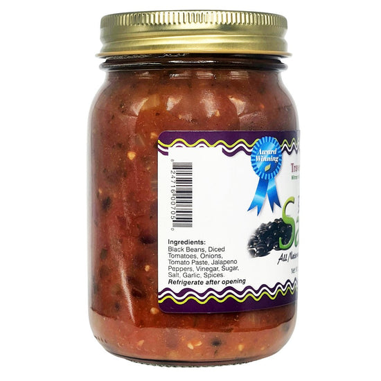 Black Bean Salsa - Medium, 16 oz - Mexican Salsa
