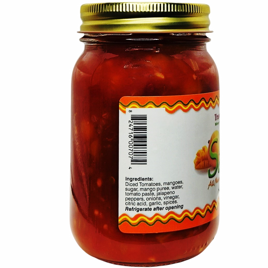 Mango Salsa - Medium, 16 oz - Fruit Salsa