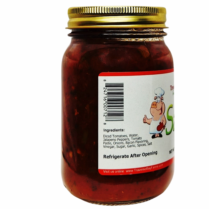 Bacon Salsa - Mild, 16 oz - Gourmet Salsa