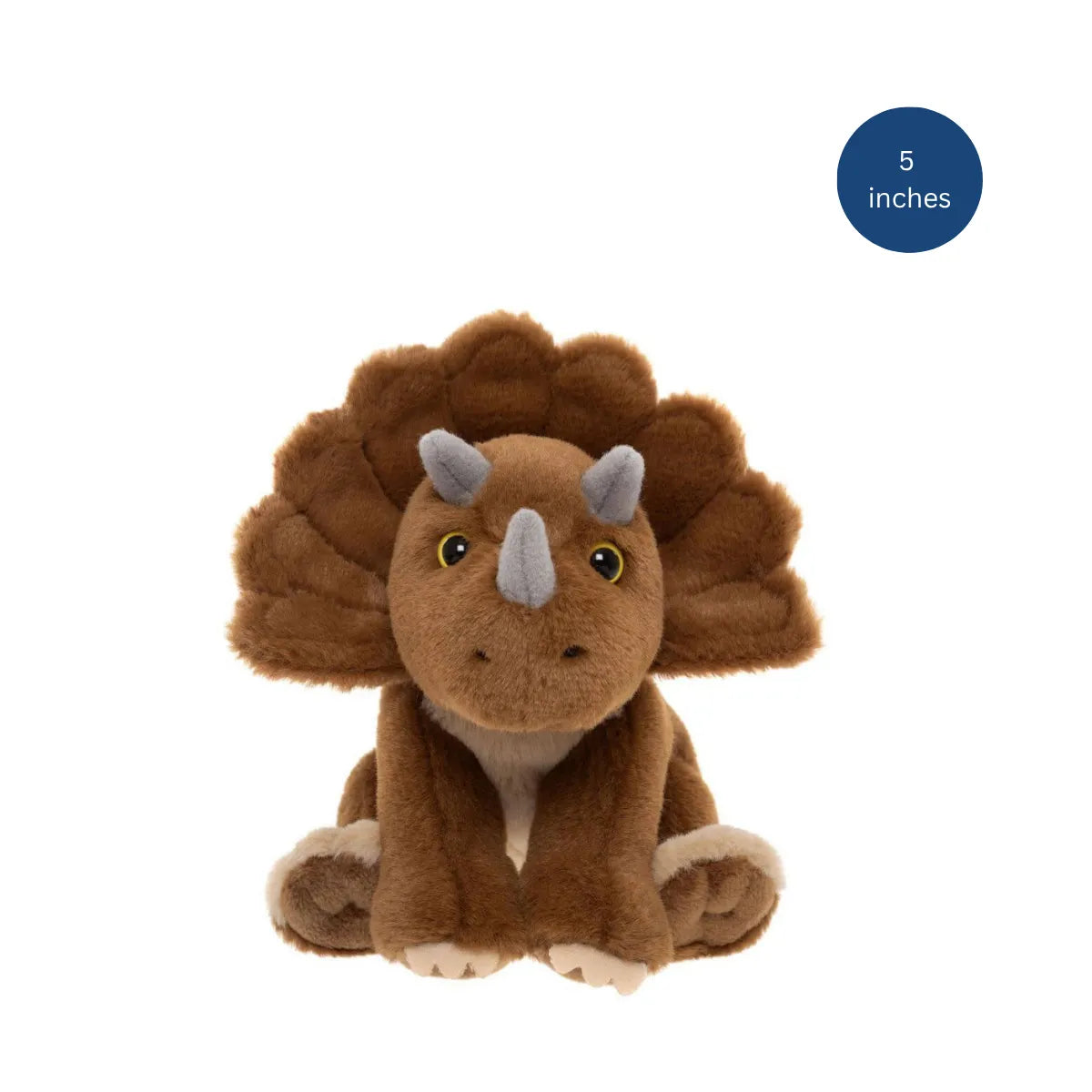 Triceratops 5 Inch Stuffed Animal – Charlie Bears Cuddle Cub