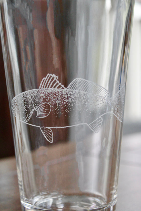 Speckled Trout Fish Laser Engraved Glasses