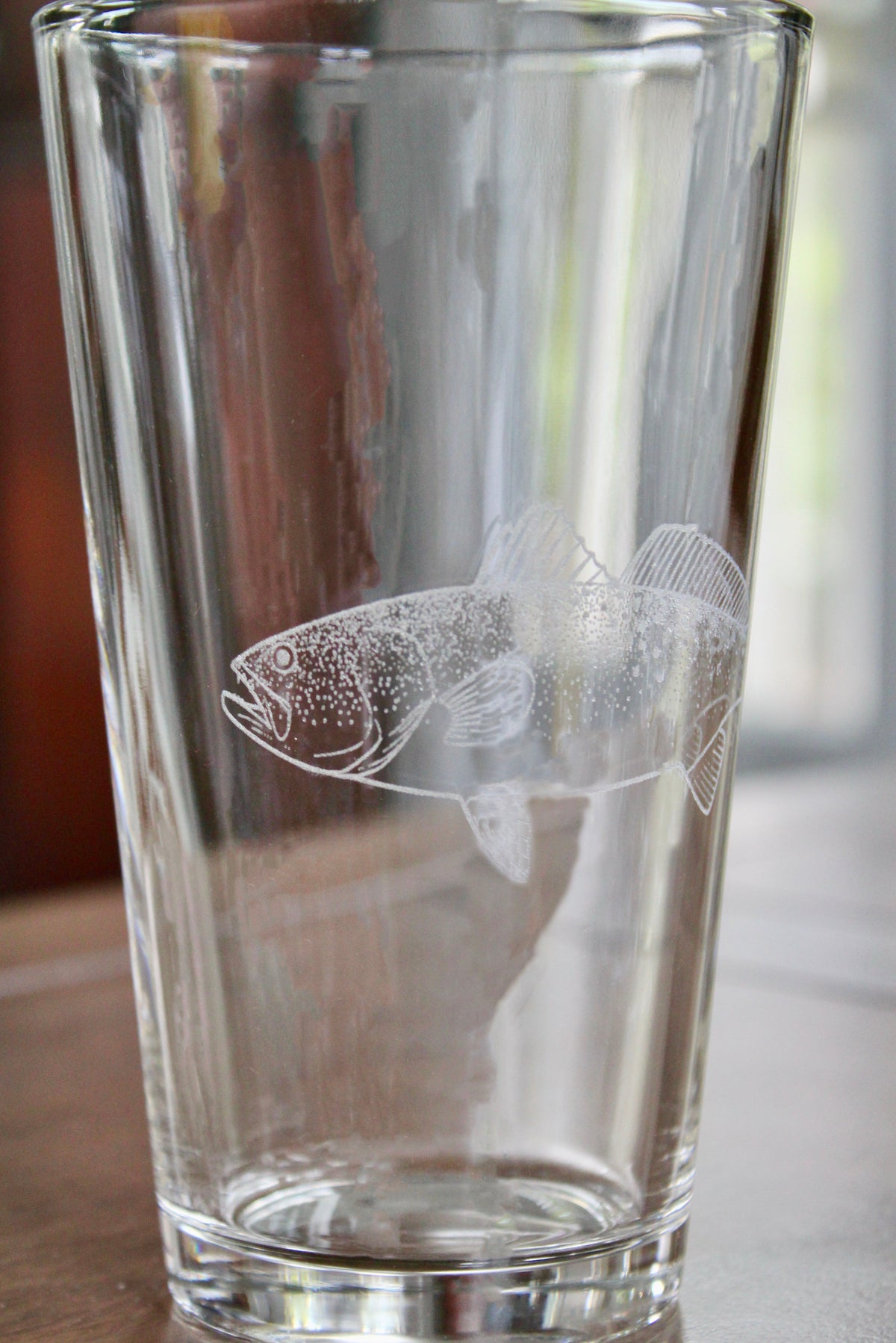 Speckled Trout Fish Laser Engraved Glasses