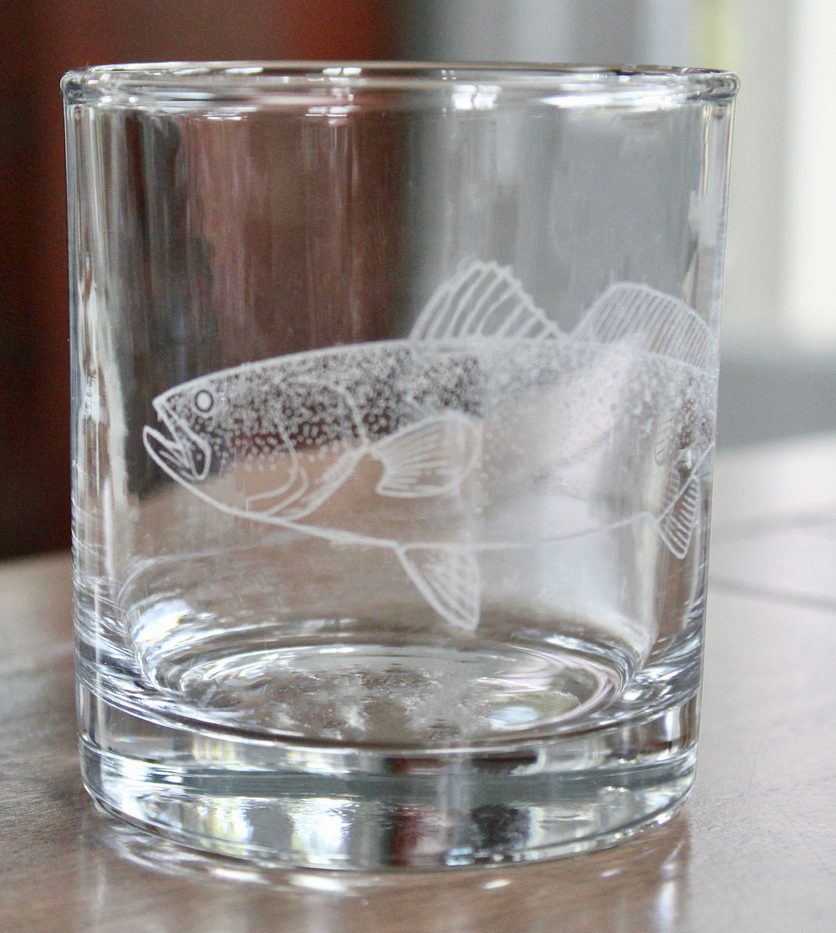 Speckled Trout Fish Laser Engraved Glasses