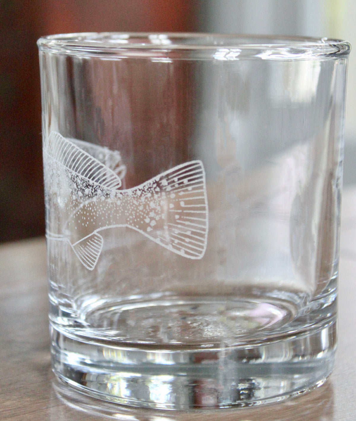 Speckled Trout Fish Laser Engraved Glasses