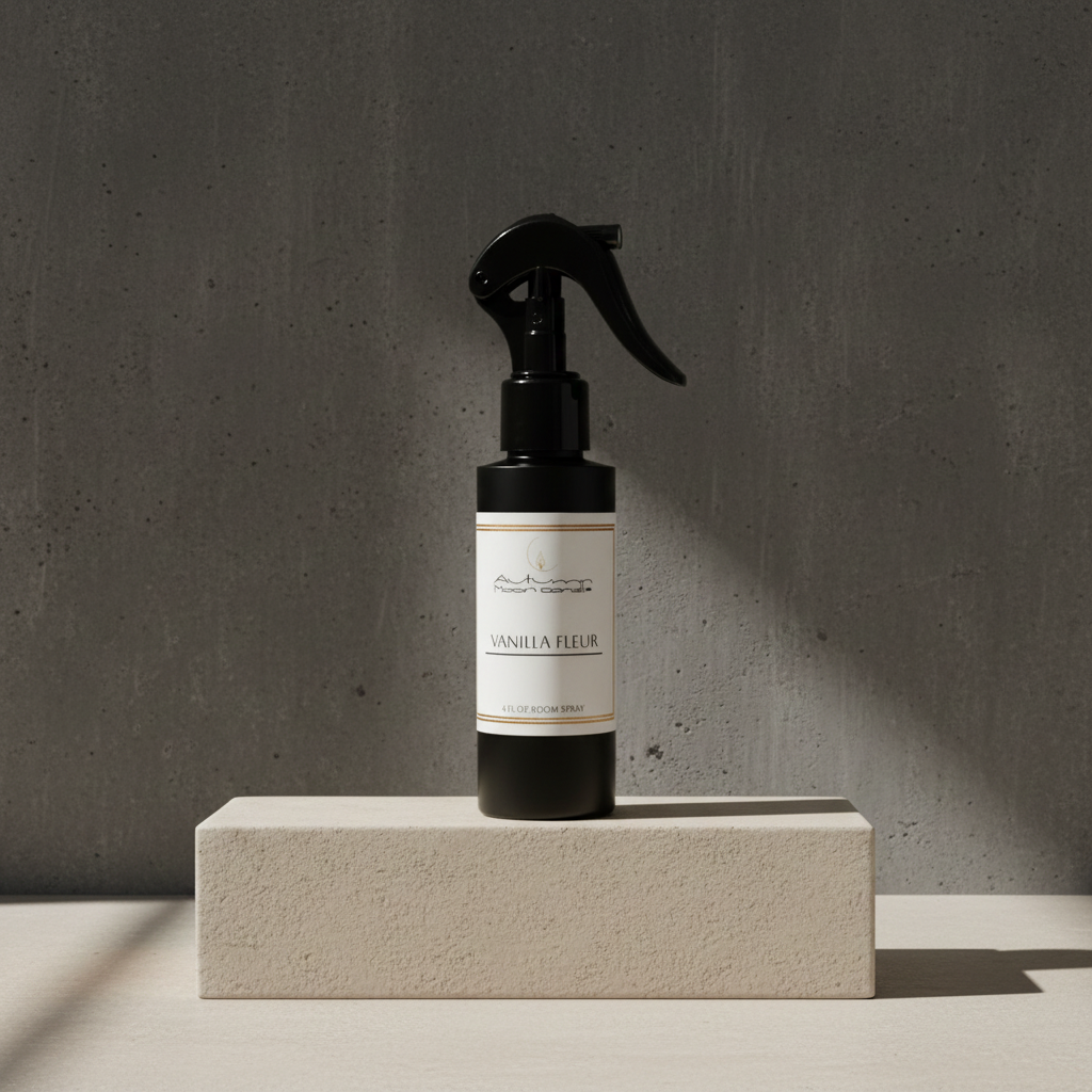 Vanilla Fleur 4oz Room Spray- Vanilla, Citrus, Jasmine, Musk