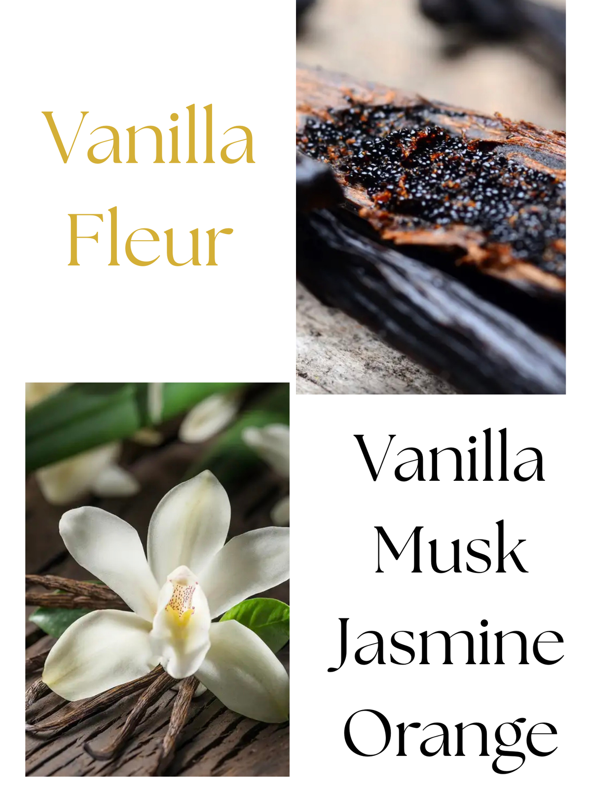 Vanilla Fleur 4oz Room Spray- Vanilla, Citrus, Jasmine, Musk