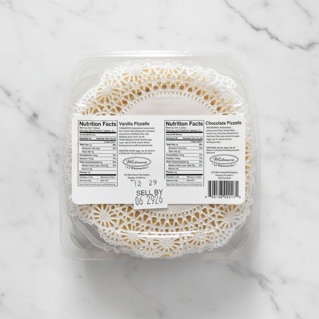 Vanilla & Chocolate Pizzelles