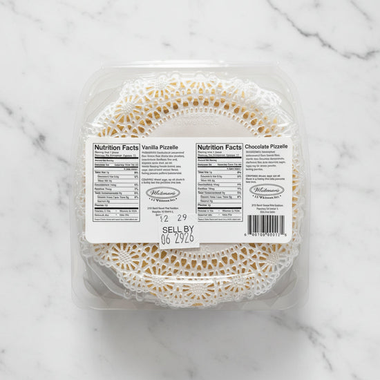 Vanilla & Chocolate Pizzelles