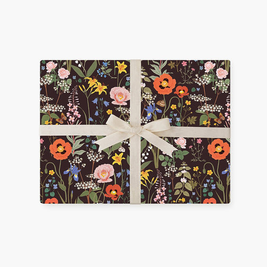 WILD FLOWERS | Double Sided Gift Wrap