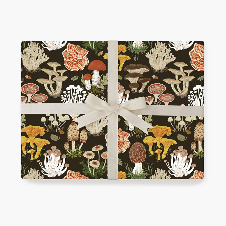 MUSHROOMS | Double Sided Gift Wrap