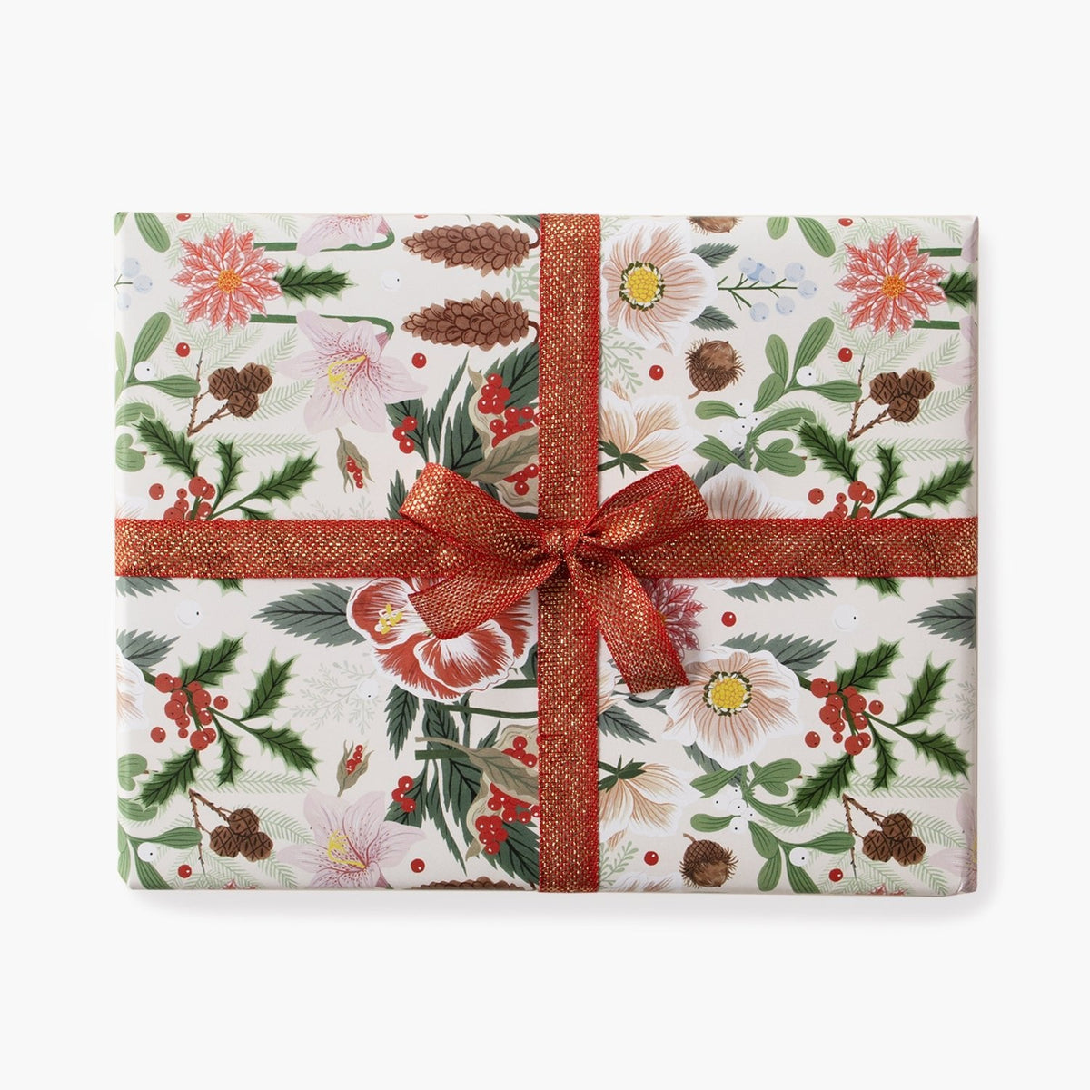 CHRISTMAS ROSE | Double Sided Gift Wrap