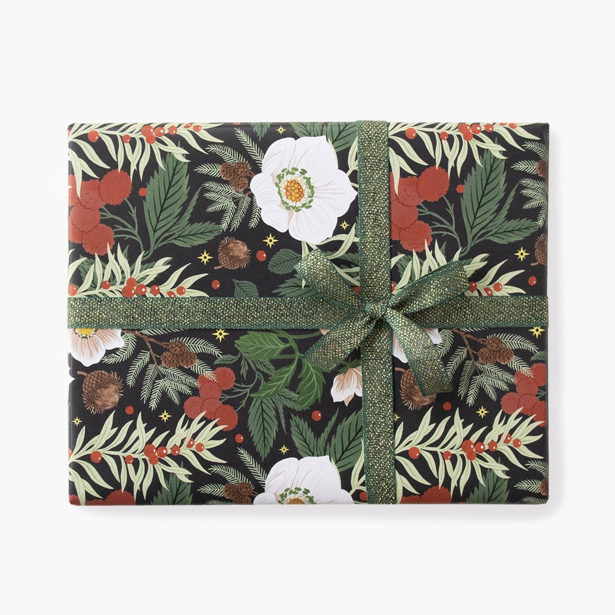 WINTER BOTANICALS | Double Sided Gift Wrap