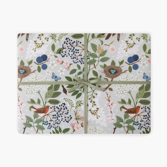 FLOWERING TREES | Double Sided Gift Wrap
