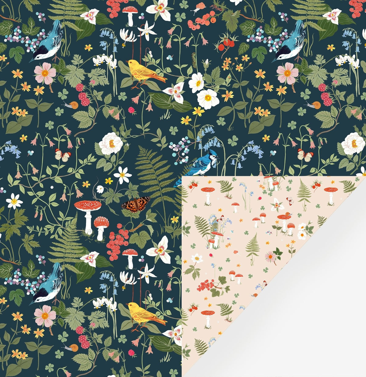 WOODLAND | Double Sided Wrapping Paper