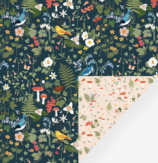 WOODLAND | Double Sided Wrapping Paper