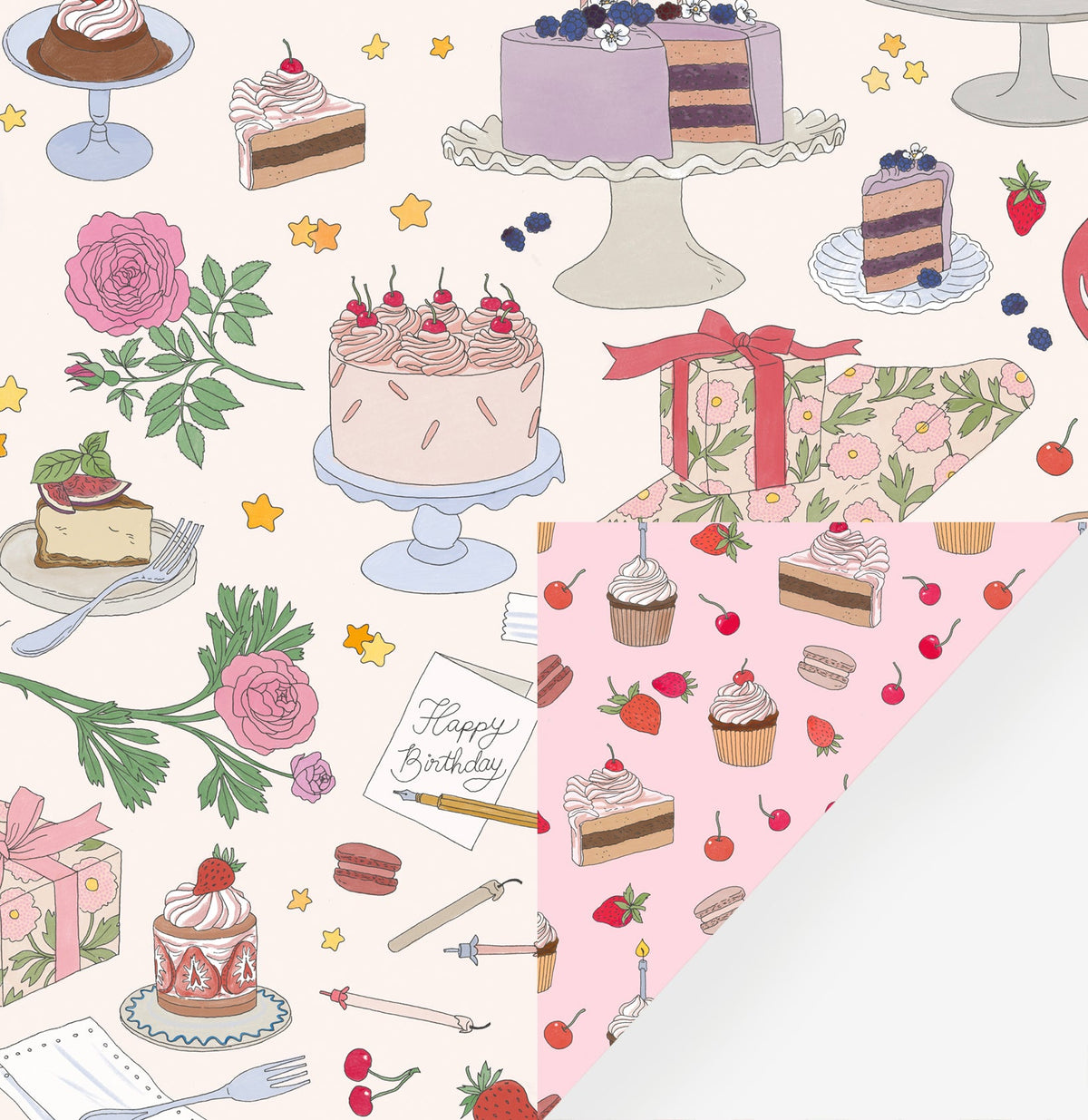 MAKE A WISH | Double Sided Wrapping Paper