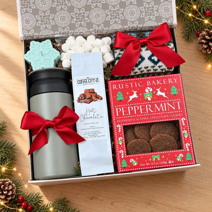 Warm Wishes Unique Christmas Gift Basket