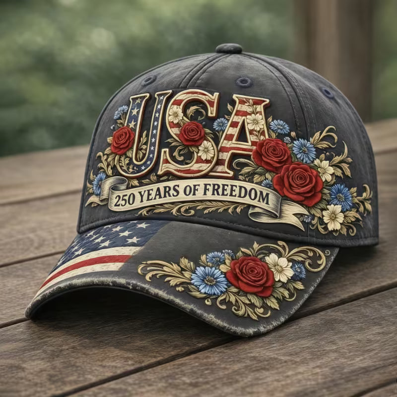 USA 250th Anniversary 3D Baseball Cap