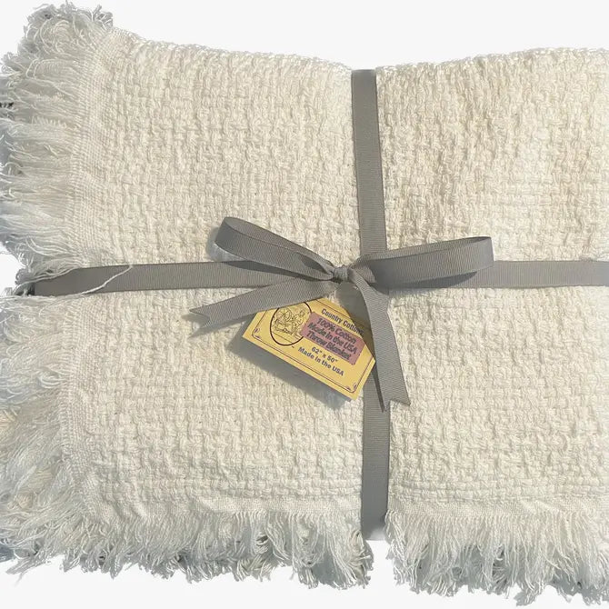 100% Cotton Throw Blankets 52" x 65"