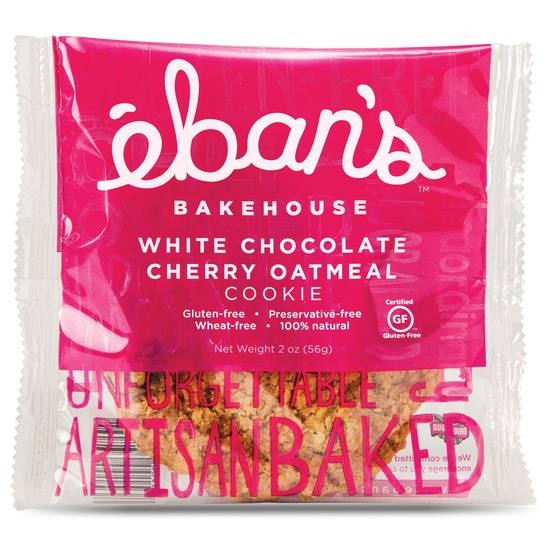 White Chocolate Cherry Oatmeal Cookies - 12 pack