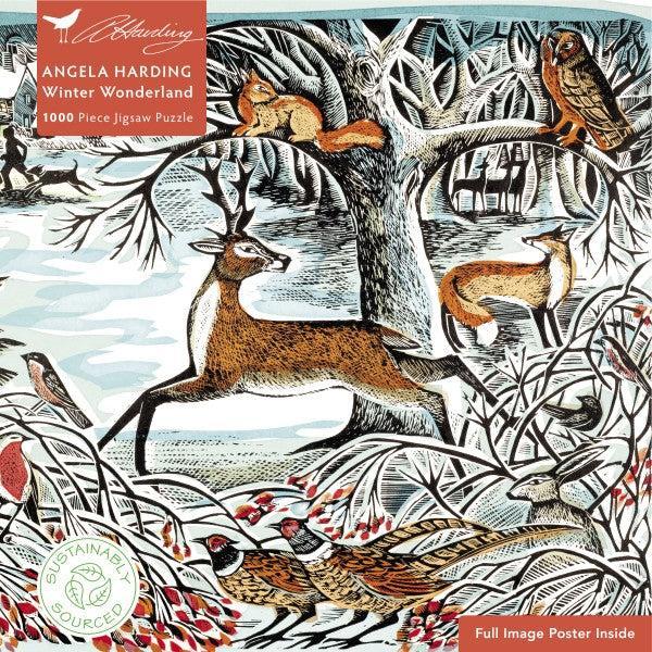 Winter Wonderland by Angela Harding 1000 Piece Jigsaw Puzzle Flame Tree