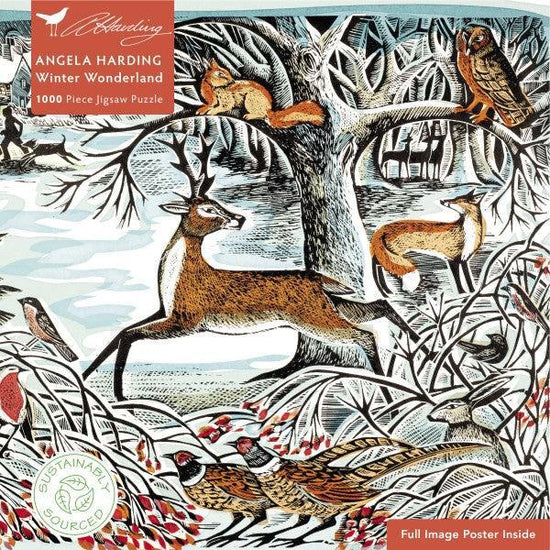 Winter Wonderland by Angela Harding 1000 Piece Jigsaw Puzzle Flame Tree