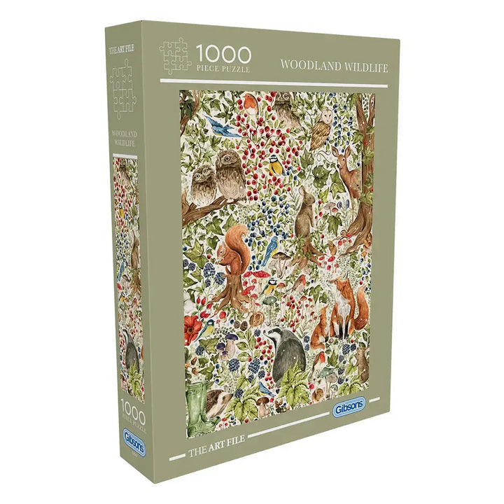 Woodland Wildlife 1000 Piece Jigsaw Puzzle Gibsons