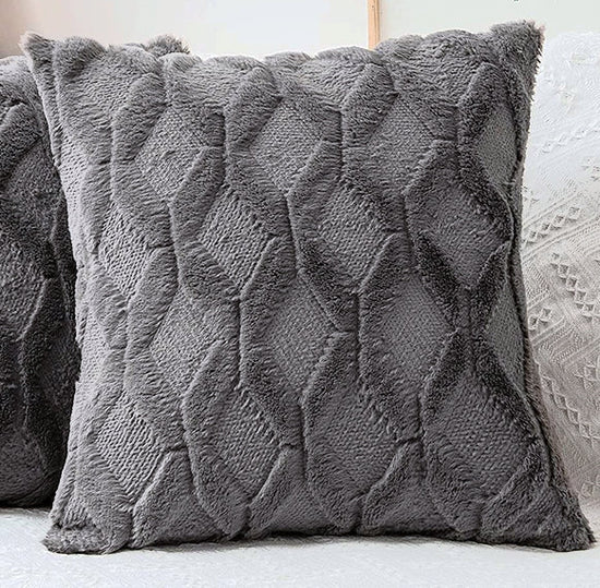 Diamond shaped Plush Throw Pillow (With Insert) size 18"x18"