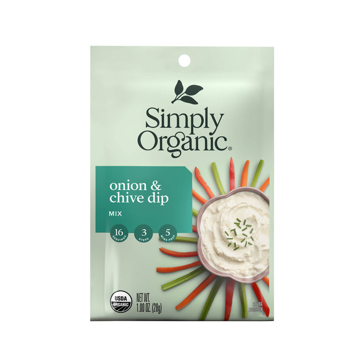 Onion & Chive Dip Mix, Certified Organic, Kosher, 1 Oz