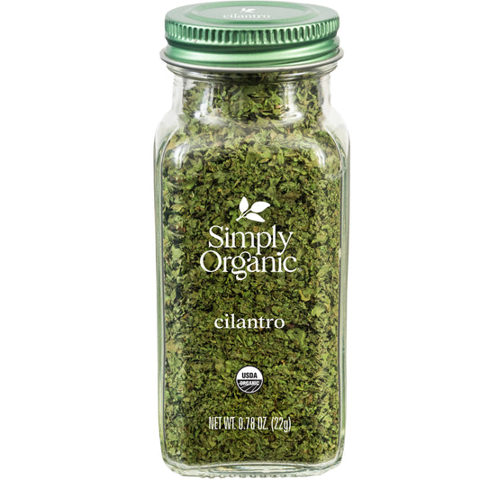 Pure Dried Cilantro, Certified Organic, Kosher, 0.78 Oz
