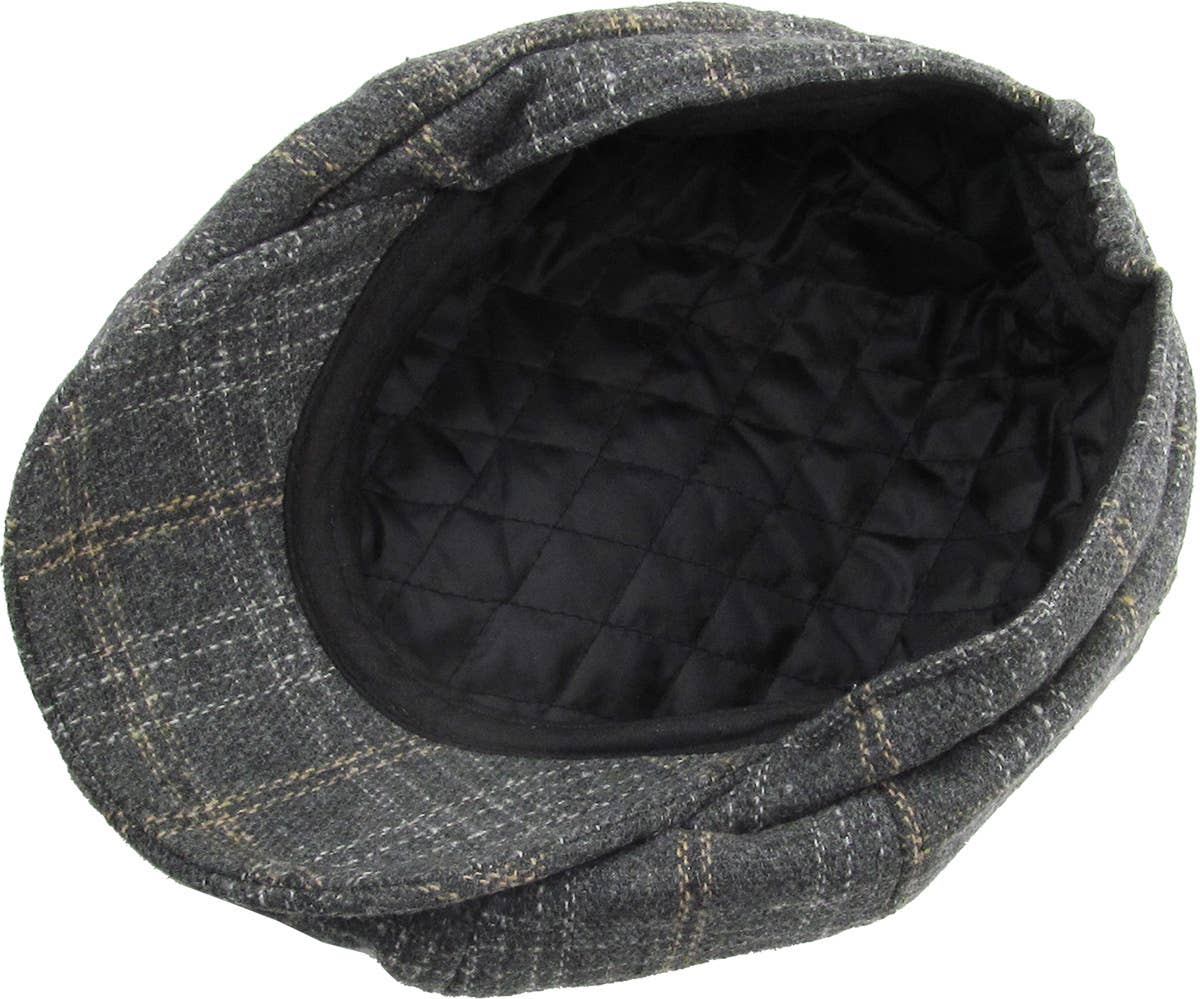 Plaid Button Ascot