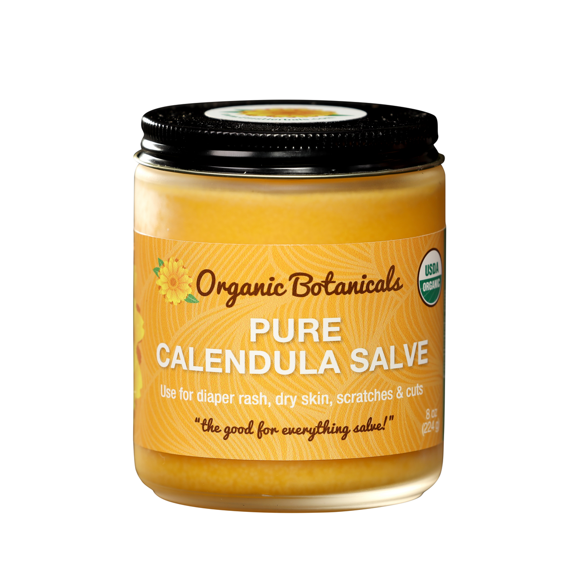 Pure Calendula Salve – Certified Organic Herbal Skin Balm for Dry & Sensitive Skin